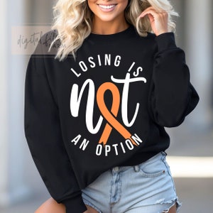 Losing is not an option svg, Multiple Sclerosis Awareness svg, Family Cancer Support, Warrior, Survivor, Cancer Svg, Svg files for cricut