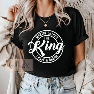 Martin Luther King Jr. Day Idea Svg, I Have a Dream Svg, MLK Jr. Design Svg, MLK Shirt Design, Luther King Cutting File Svg files for cricut