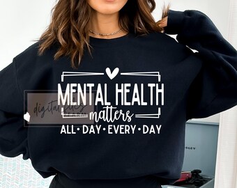 Mental Health Matters SVG: Awareness & Support Designs (Digital Download)