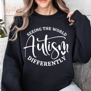 Autism Seeing the World Differently Svg, World Autism Day, Autism Quote Svg, Mental Health, Be Kind Quote, Teacher Svg, SVG Instant Download