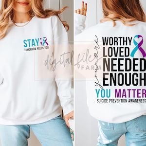 Suicide Prevention Awareness SVG PNG, Stay National Suicide Prevention, Awareness Svg, Suicide Prevention Week Shirt Svg, Ribon Awareness