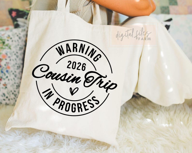 Cousin Trip in Progress SVG, Family Vacation PNG Design (digital ...