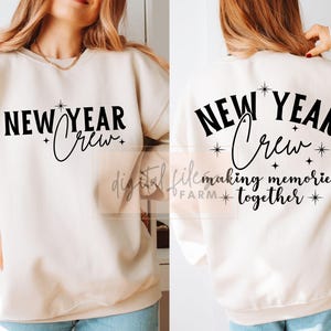 New Year Svg, 2025 New Year Crew SVG, 2025 Funny Happy New Year Crew Shirt Holiday Svg, New years eve, Hello 2025 Svg, Cheers To 2025 Svg