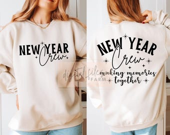 Neujahrs-Svg, 2026 Neujahrs-Crew SVG, 2026 lustig frohes neues Crew-Shirt Feiertags-Svg, Silvester, Hallo 2026 Art-Svg, Prost auf 2026 Art