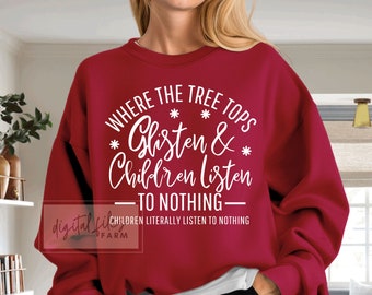 Christmas Svg, Children Listen to Nothing SVG, Merry Christmas Svg, Funny Christmas Svg, Cozy Season, Christmas Jumper, Sarcastic Christmas