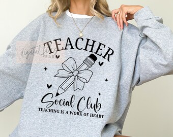 Maestra coqueta SVG: Lazo de lápiz, regreso a clases (Descarga digital)