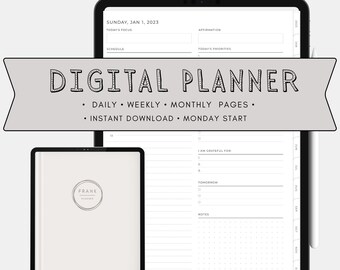 Digital Download • Planner Digital • Digital planner iPad • Digital Calendar