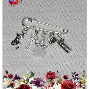 unisex religious maternity pregnancy pin brooch seguro de ma'ternidad baby shower gender reveal car set pin evil protection stroller brooch angel