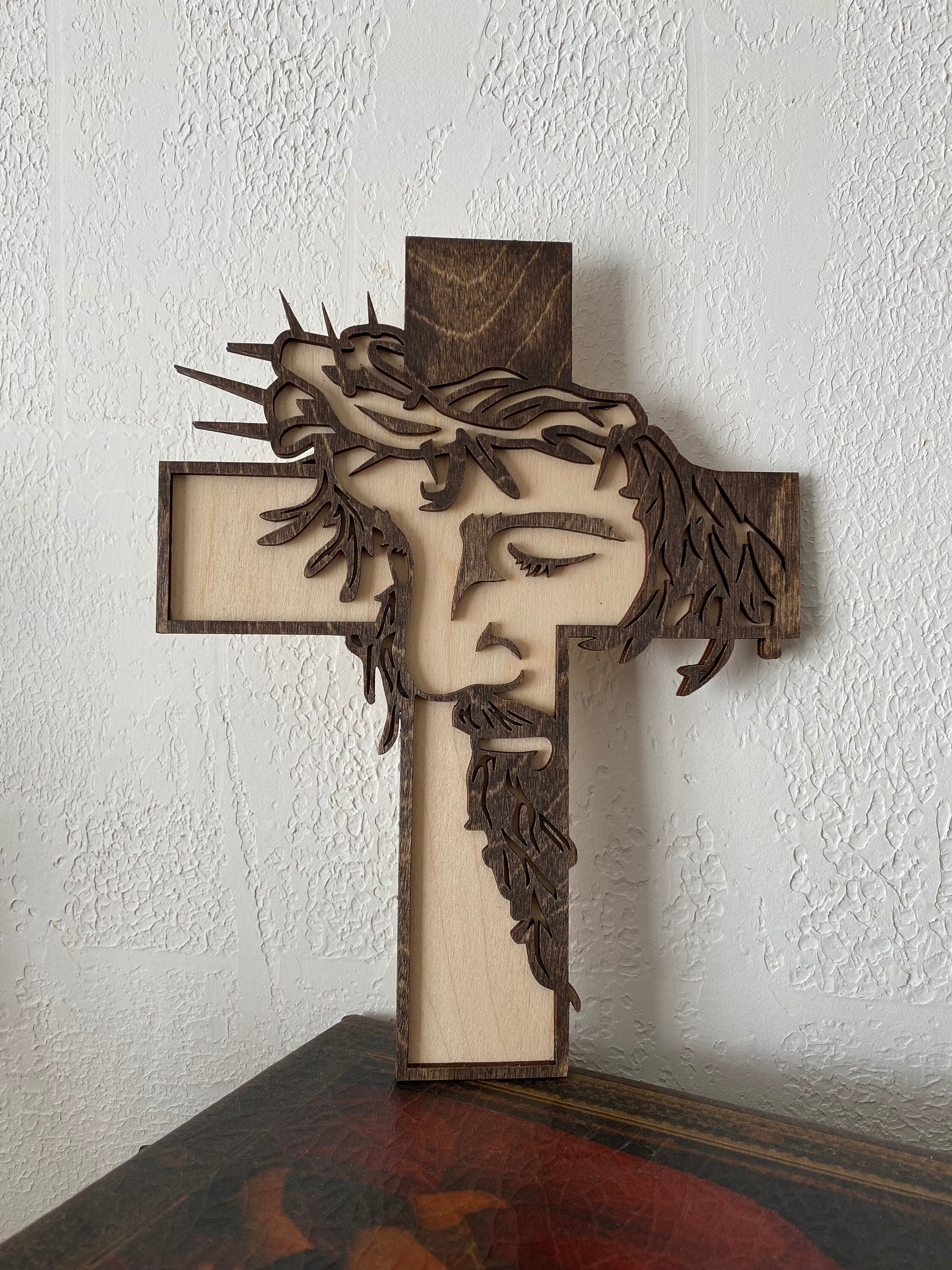 Wooden Easter Cross Wood Cross Easter Cross Matthew 286 Etsy