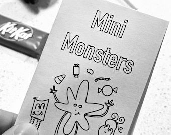 Mini Monsters Coloring Zine