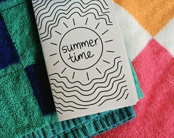 Summer Time Mini Coloring Book