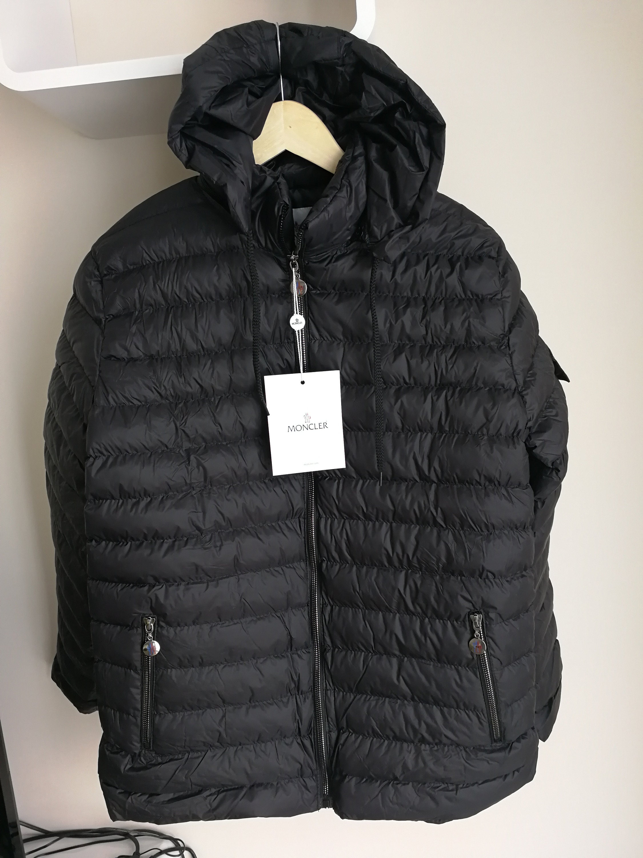 Men Thin Jacket Puffer Padded Jacket Spring Jacket Hooded Etsy