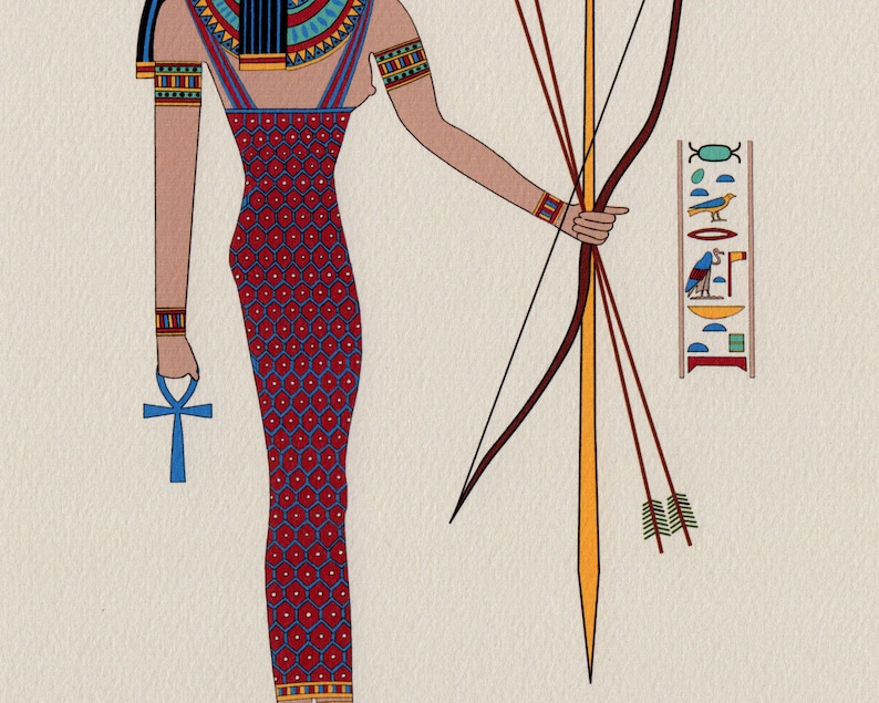 Egyptian Goddess, Neith. Warrior Goddess of Warfare and Weaponry ...