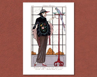 George Barbier Art Deco Print: 1913 Fashion Illustration