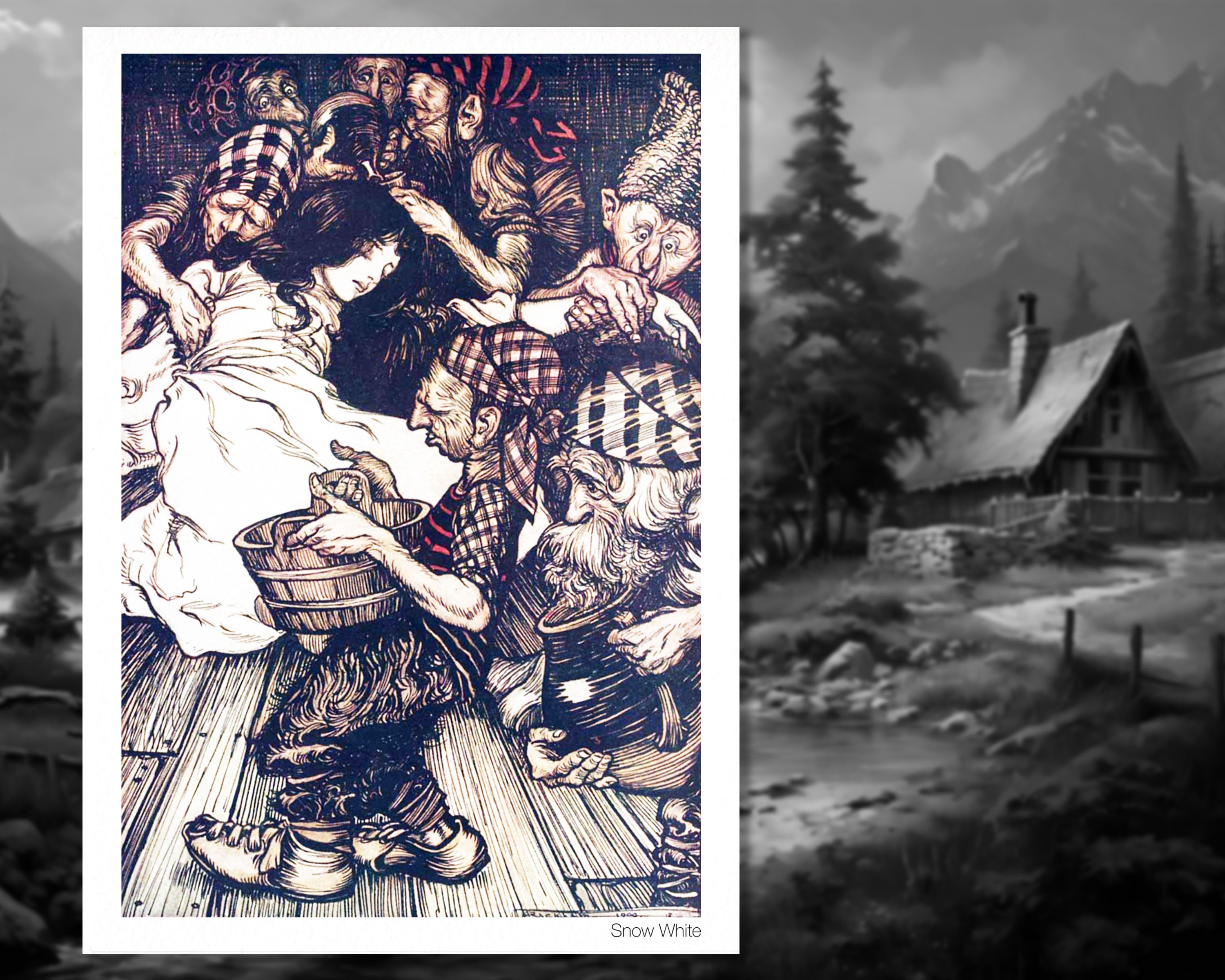 Arthur Rackham Fairy Tale Art Card Prints, Set of 8 - Etsy