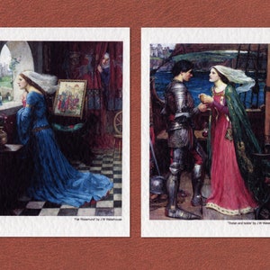 Pre-Raphaelite Art Prints, J.W. Waterhouse, Fine Art Card (4x5.8 in) image 2