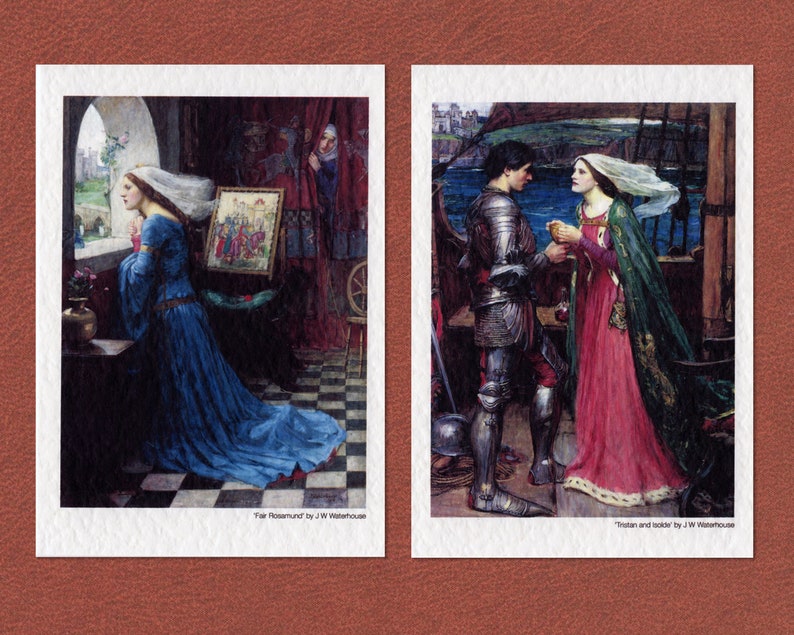 Pre-Raphaelite Art Prints, J.W. Waterhouse, Fine Art Card (4x5.8 in) image 2