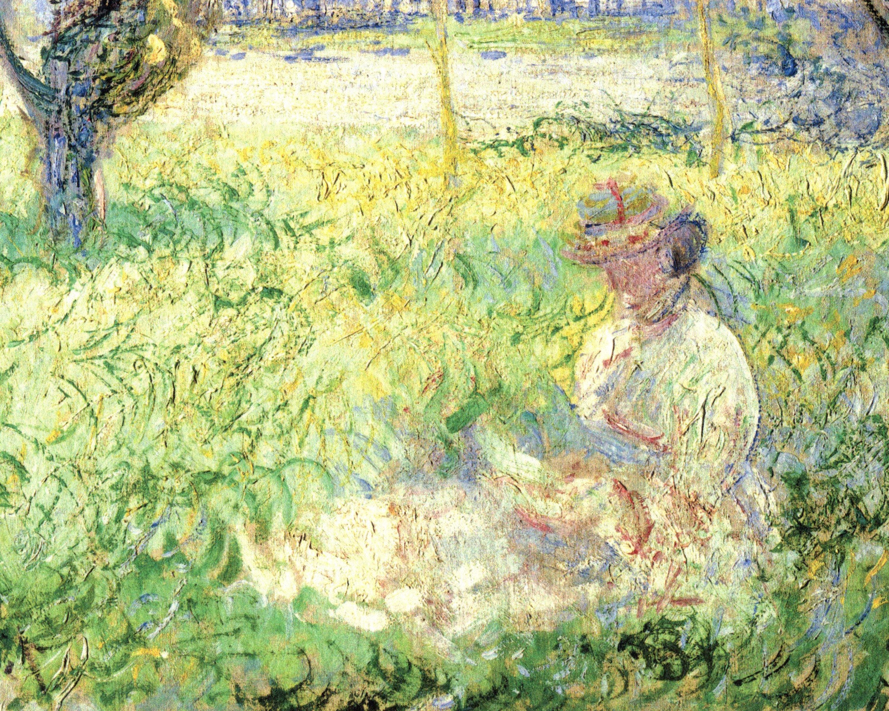 モネ：柳の下に座る女、1880年。時を超えた美しさを湛えた、比類なき