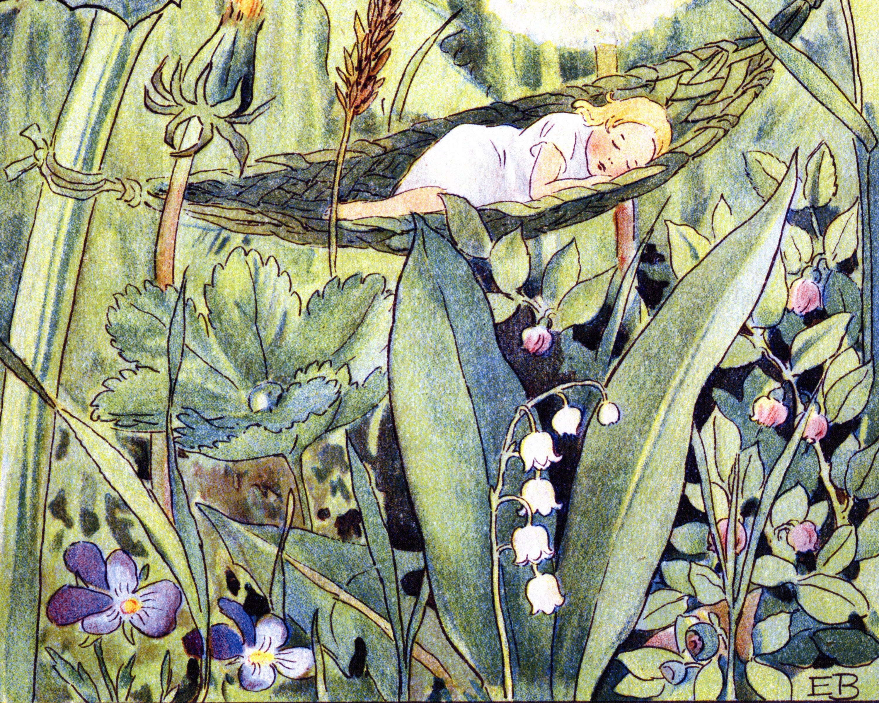 Thumbelina. Fairy Tales. Fine Art Print From Original