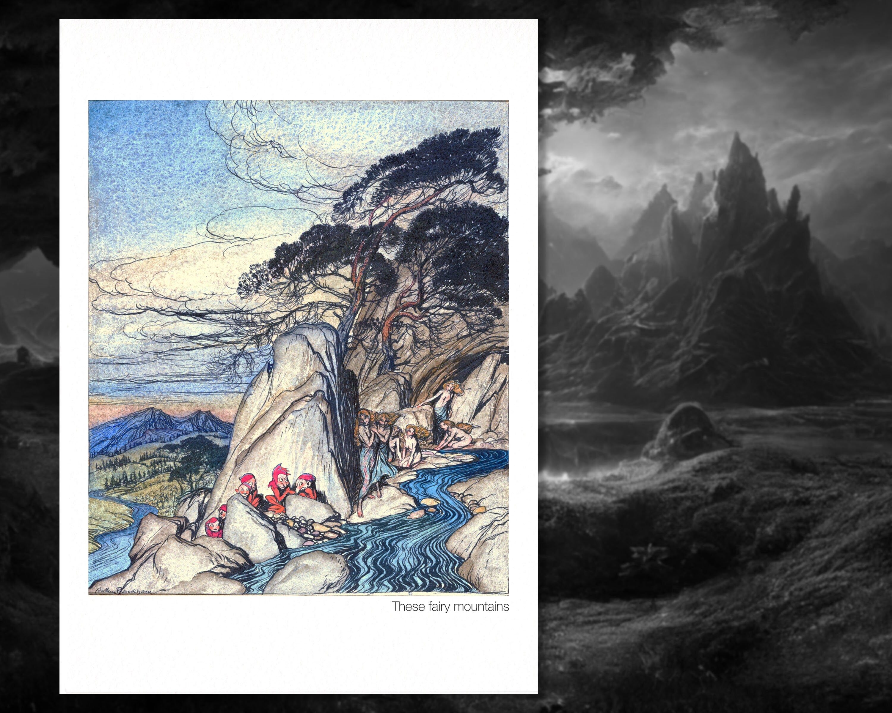 Arthur Rackham Fairy Tale Art Card Prints, Set of 8 - Etsy