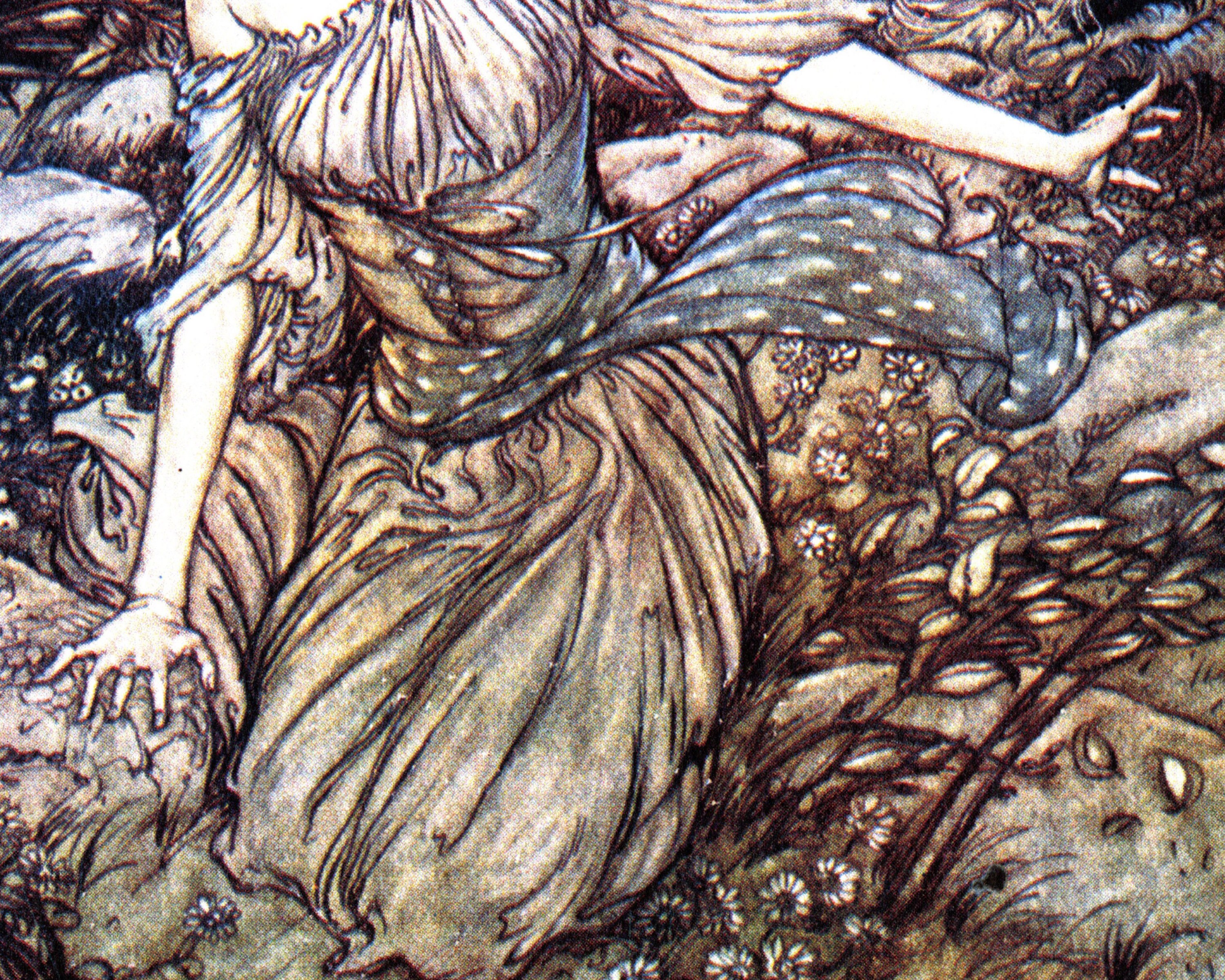 Arthur Rackham Undine Art Print: Water Nymph Fairy Tale Illustration - Etsy