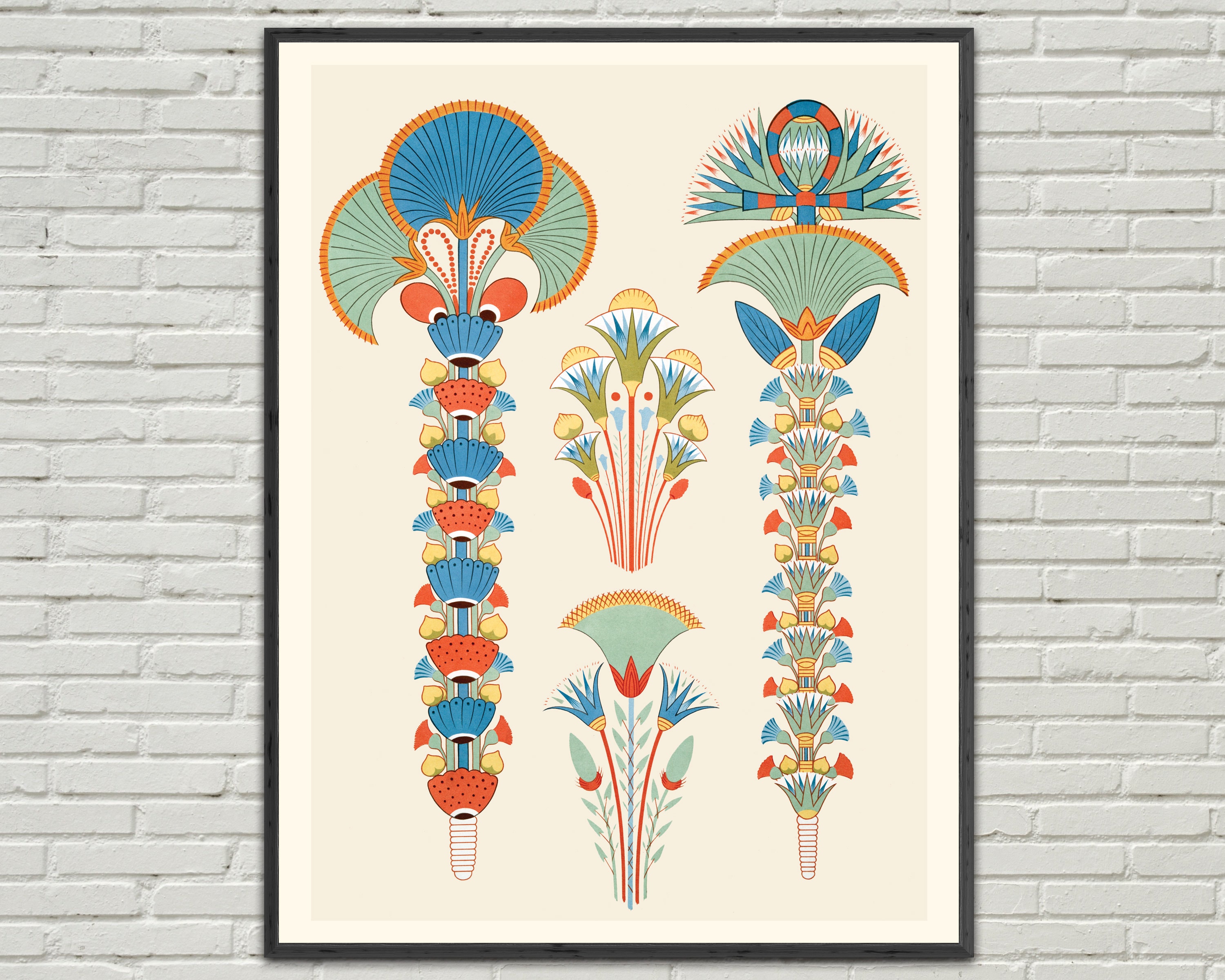 FUSAO作　生けられた花の図　古いリトグラフ　91/300　サイン　額装品 FUSAO作 生けられた花の図 古いリトグラフ 91/300 サイン 額装品