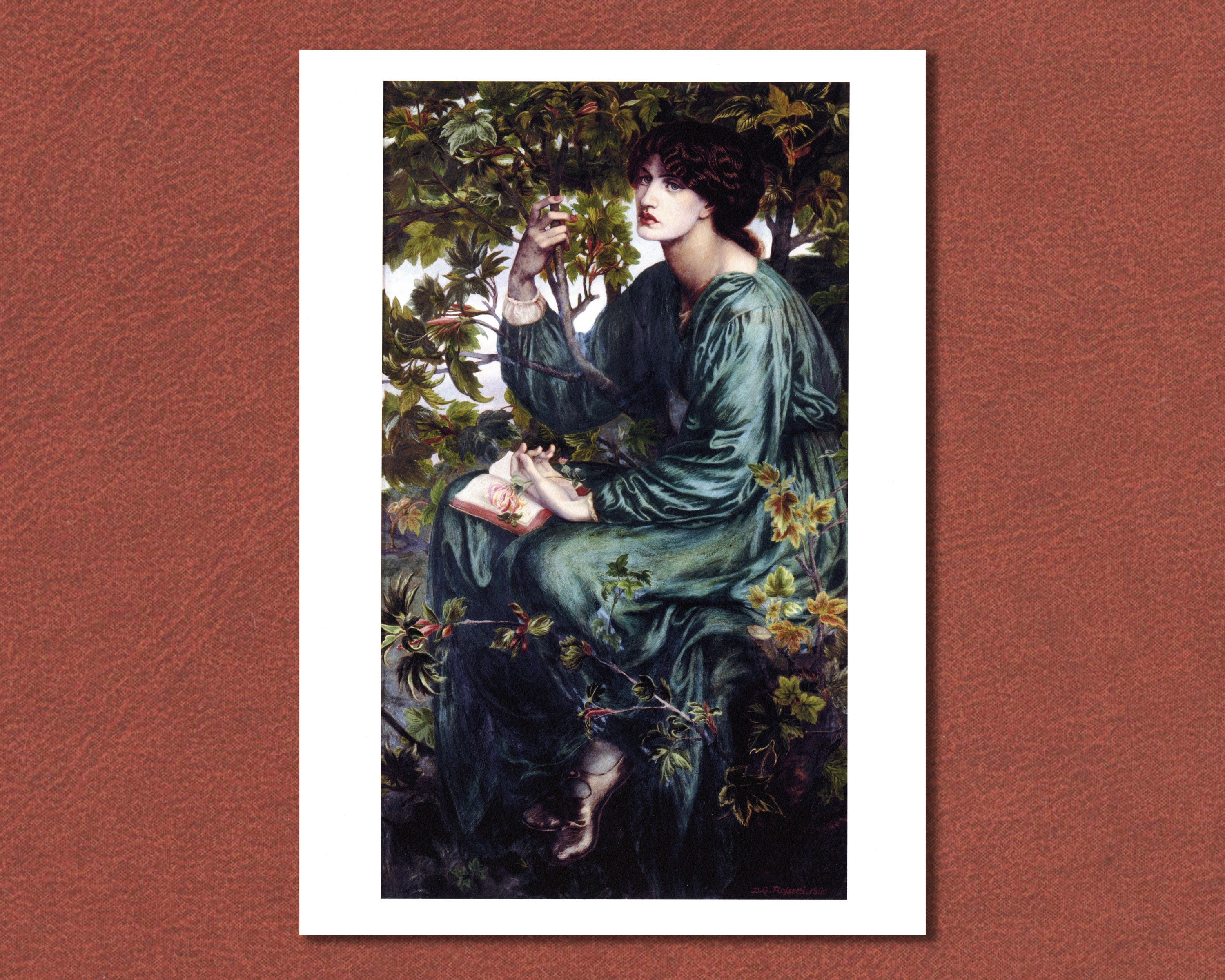 ダンテ・ゲイブリエル・ロセッティ、プロセルピナ、希少な画集より ダンテ・ゲイブリエル・ロセッティ（Dante Gabriel Rossetti