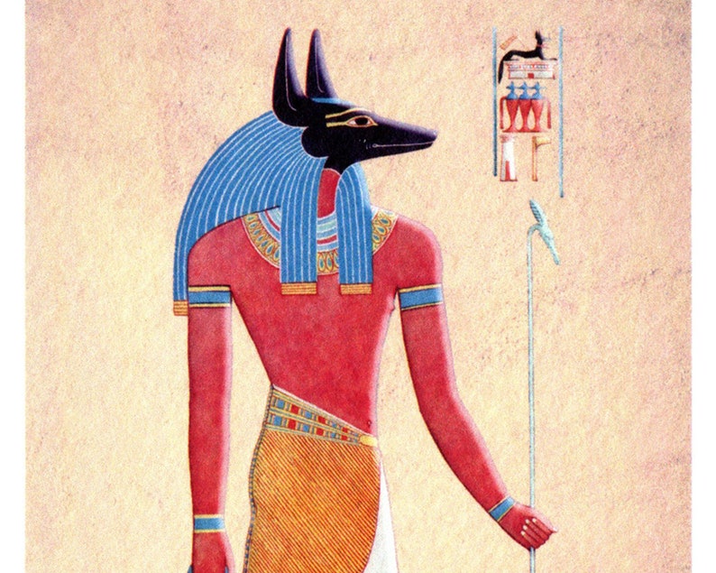 Egyptian Gods Art Print: 18th Century Lithographs, Ancient Deities - Etsy