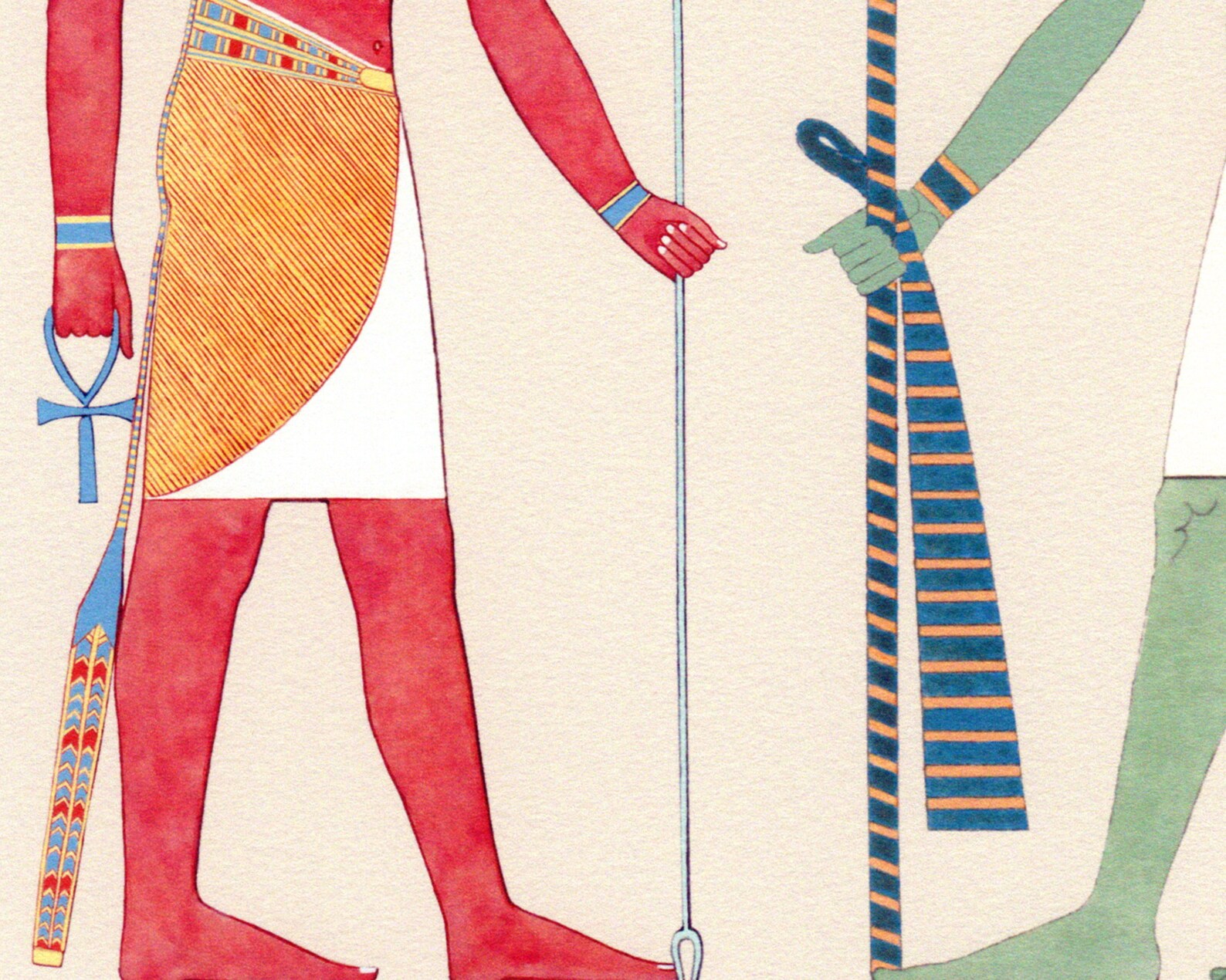 Egyptian Gods Anubis & Thoth. Masterpiece of Egyptian Art. - Etsy UK