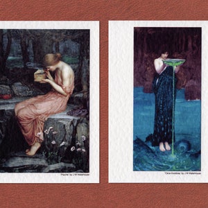 Pre-Raphaelite Art Prints, J.W. Waterhouse, Fine Art Card (4x5.8 in) image 4