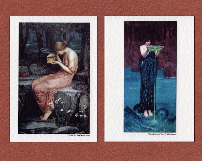 Pre-Raphaelite Art Prints, J.W. Waterhouse, Fine Art Card (4x5.8 in) image 4