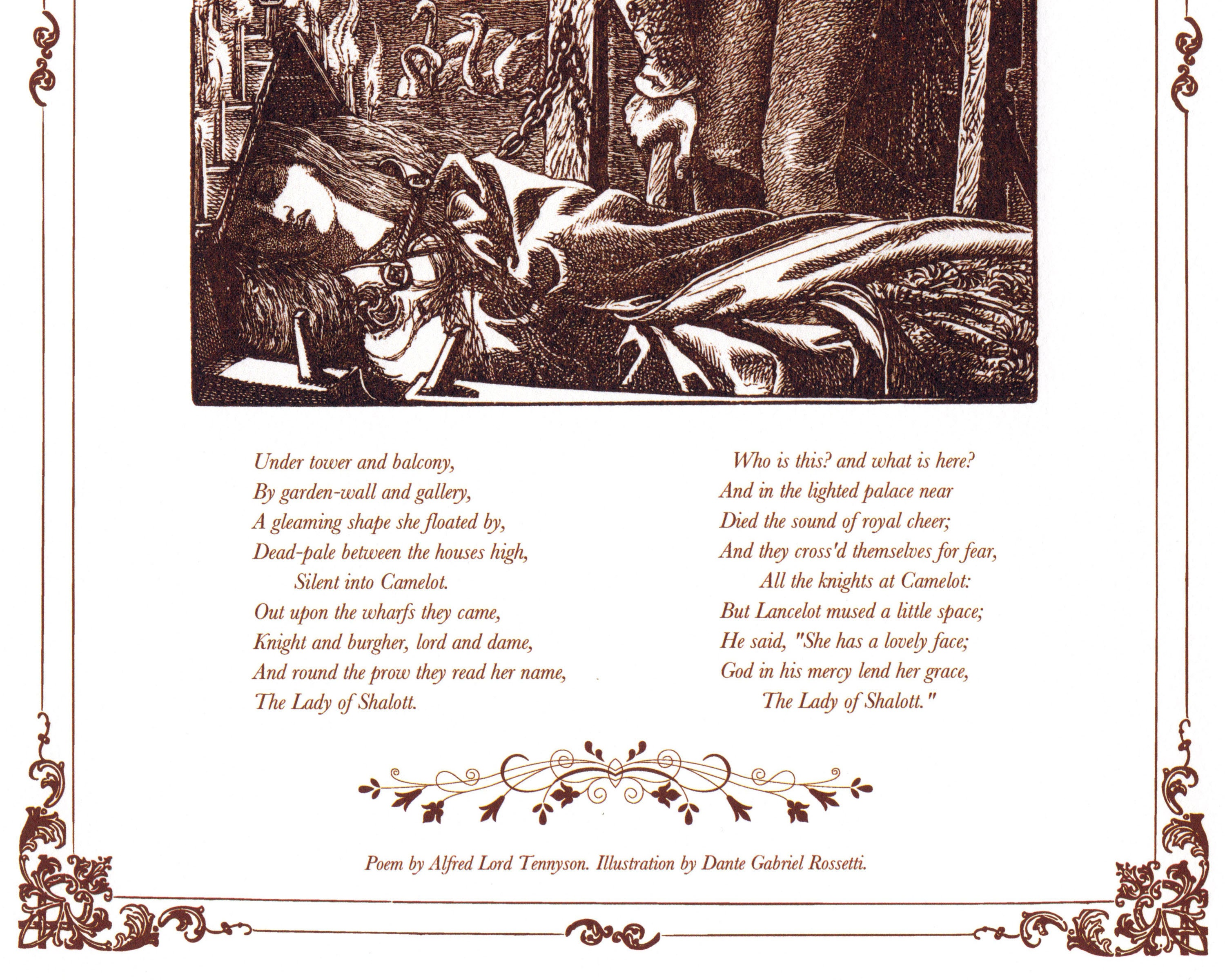 2006 Tennyson Lady Shalott H Barbas PDF, PDF, English Poetry