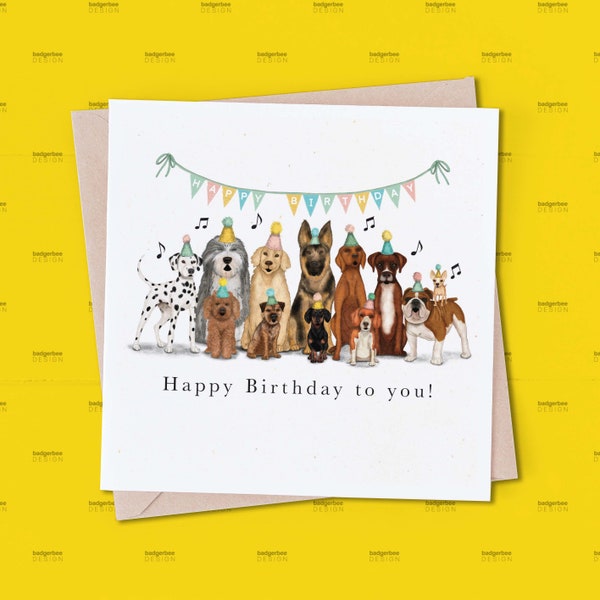 Funny Dog Birthday Card, Dog Pun Birthday Card, Happy Birthday Card for friend, Cute Dogs Birthday Card, Birthday Card from the dog, Pawsome