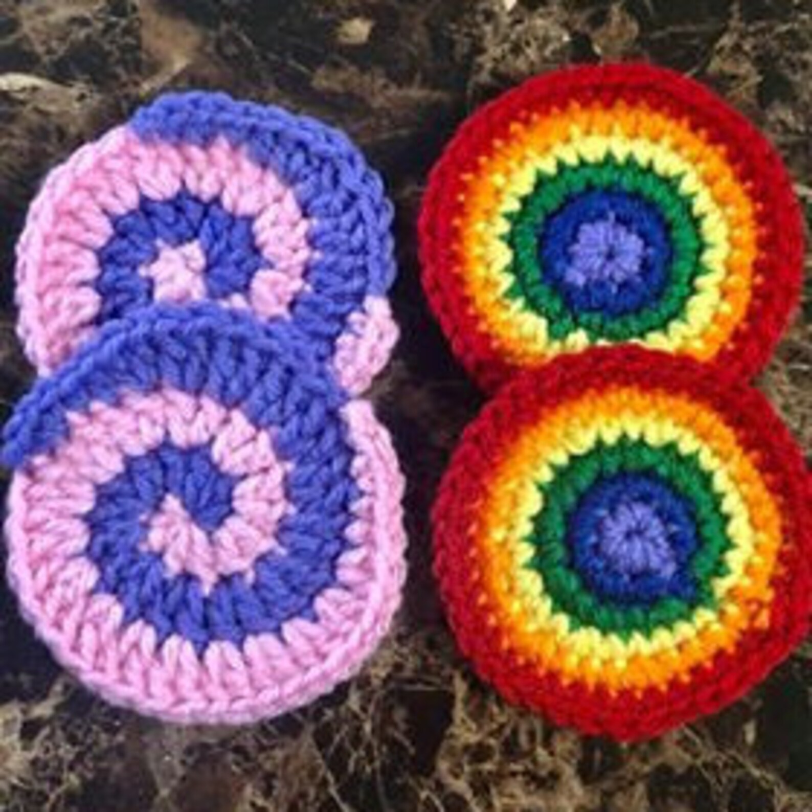 Crochet Vehicle CUp Holder Coasters Etsy