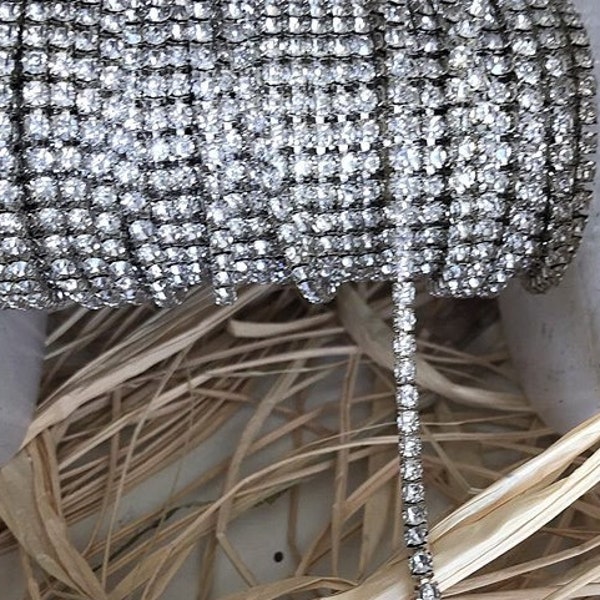 Rhinestone Trim Etsy