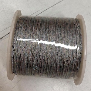 1mm Silverly Gray Cords,Glitter Cord,Shiny Cord,Parachute Cord,Paracord Cord,Beading Cord,Bracelet Cord,Making Jewelry Cord