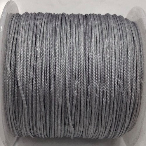 50 Strands X1meter Color 0.8mm Solid Plastic Braided Thread Beading Jewelry Cord 