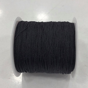 1mm Black Parachute Cord,Paracord Cord,Beading Cord,Bracelet Cord,Making Jewelry Cord,Shamballa Cord,Braided Cord,Nylon Cord