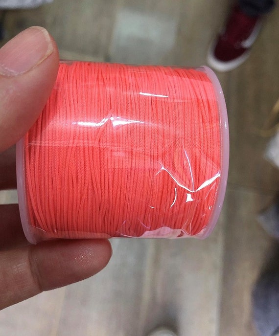 1mm Coral Parachute Cord,paracord Cord,beading Cord,bracelet Cord