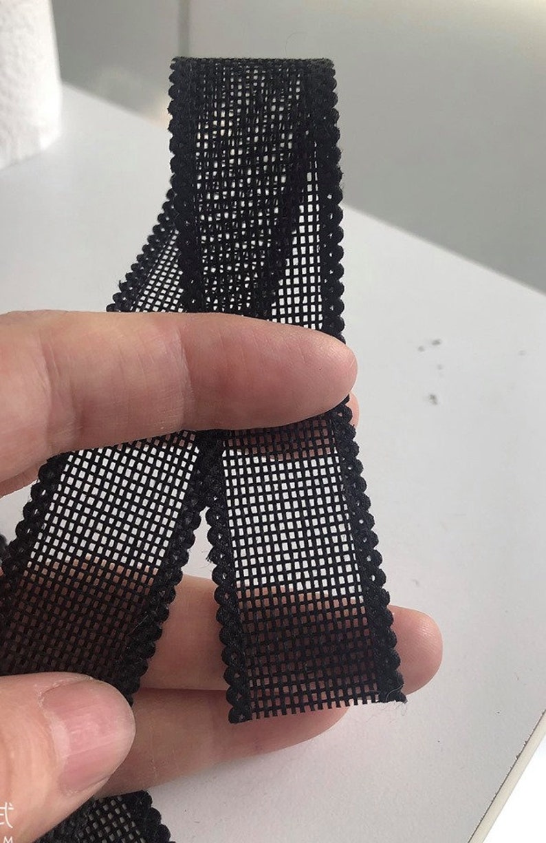 black burlap ribbon