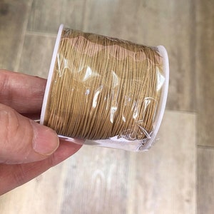 1mm Sand Parachute Cord,Paracord Cord,Beading Cord,Bracelet Cord,Making Jewelry Cord,Shamballa Cord,Braided Cord,Nylon Cord For Bracelet