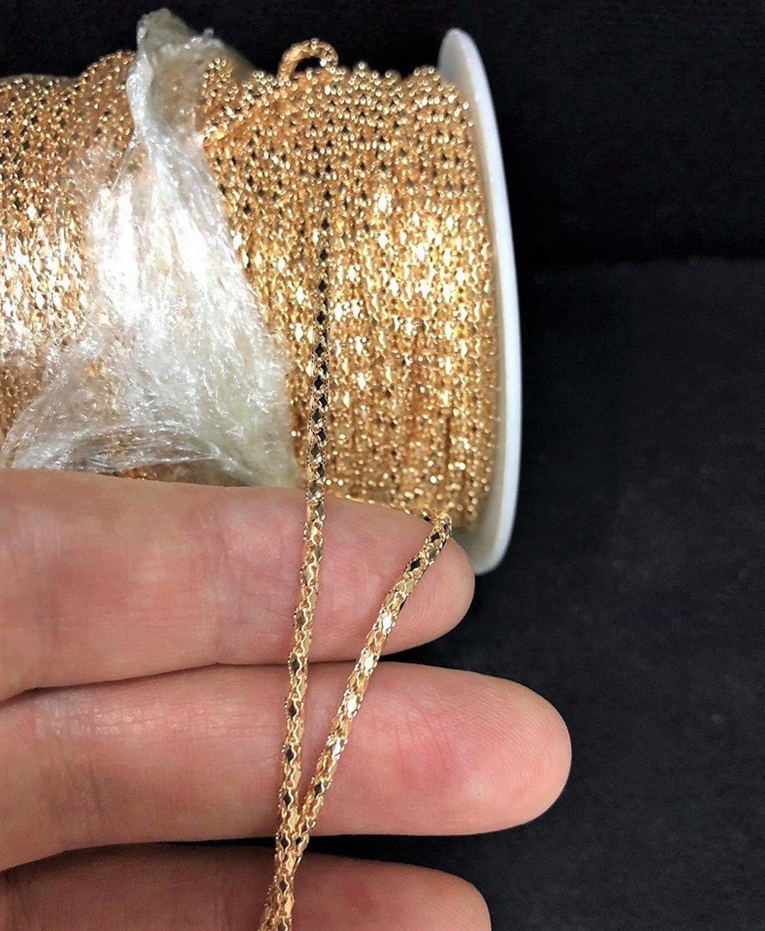 Gold Snake Chain0.078 Inches Gold Snake Chain2mm Gold Snake - Etsy