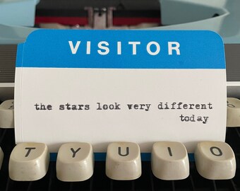 Pegatina de David Bowie