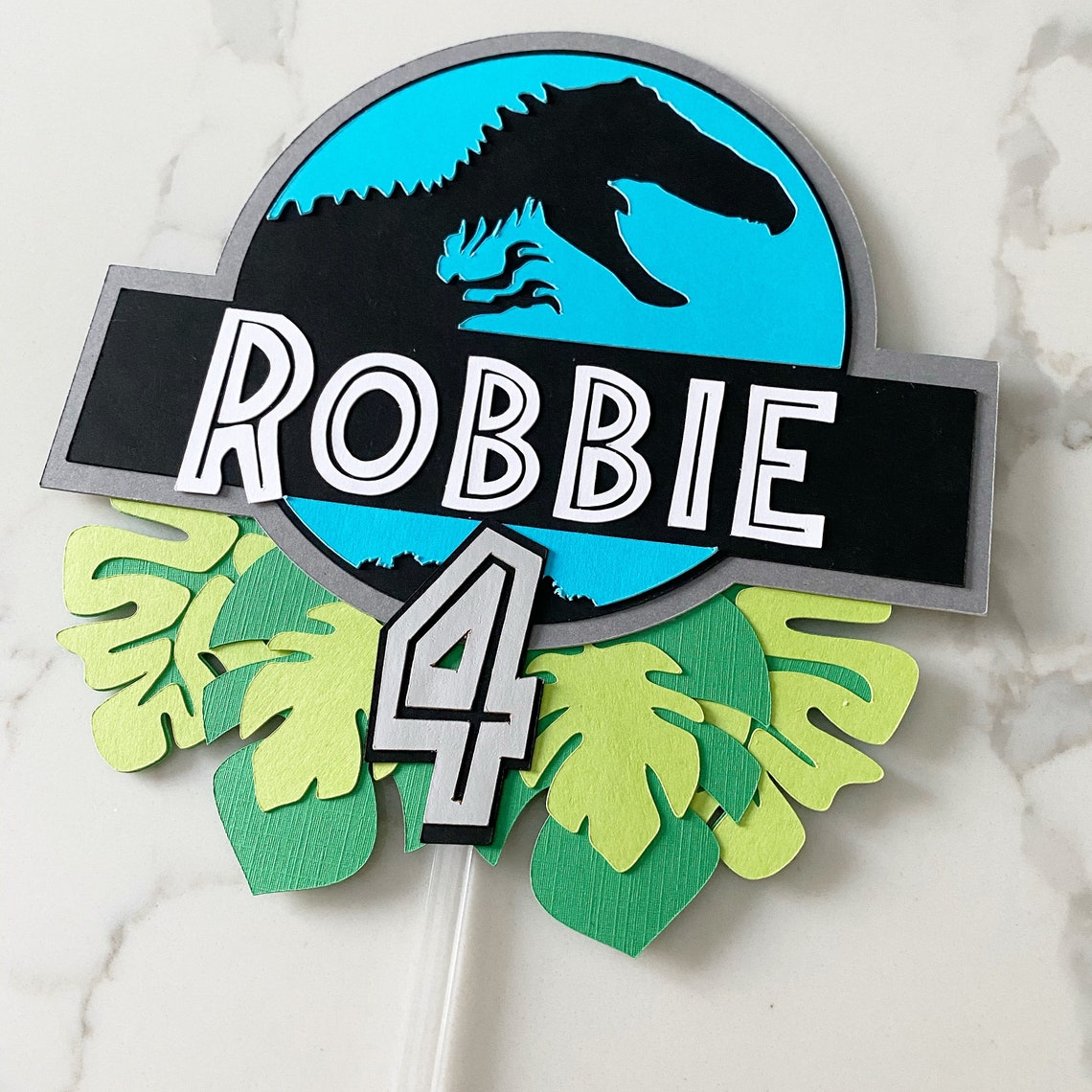 Jurassic World Cake Topper Etsy