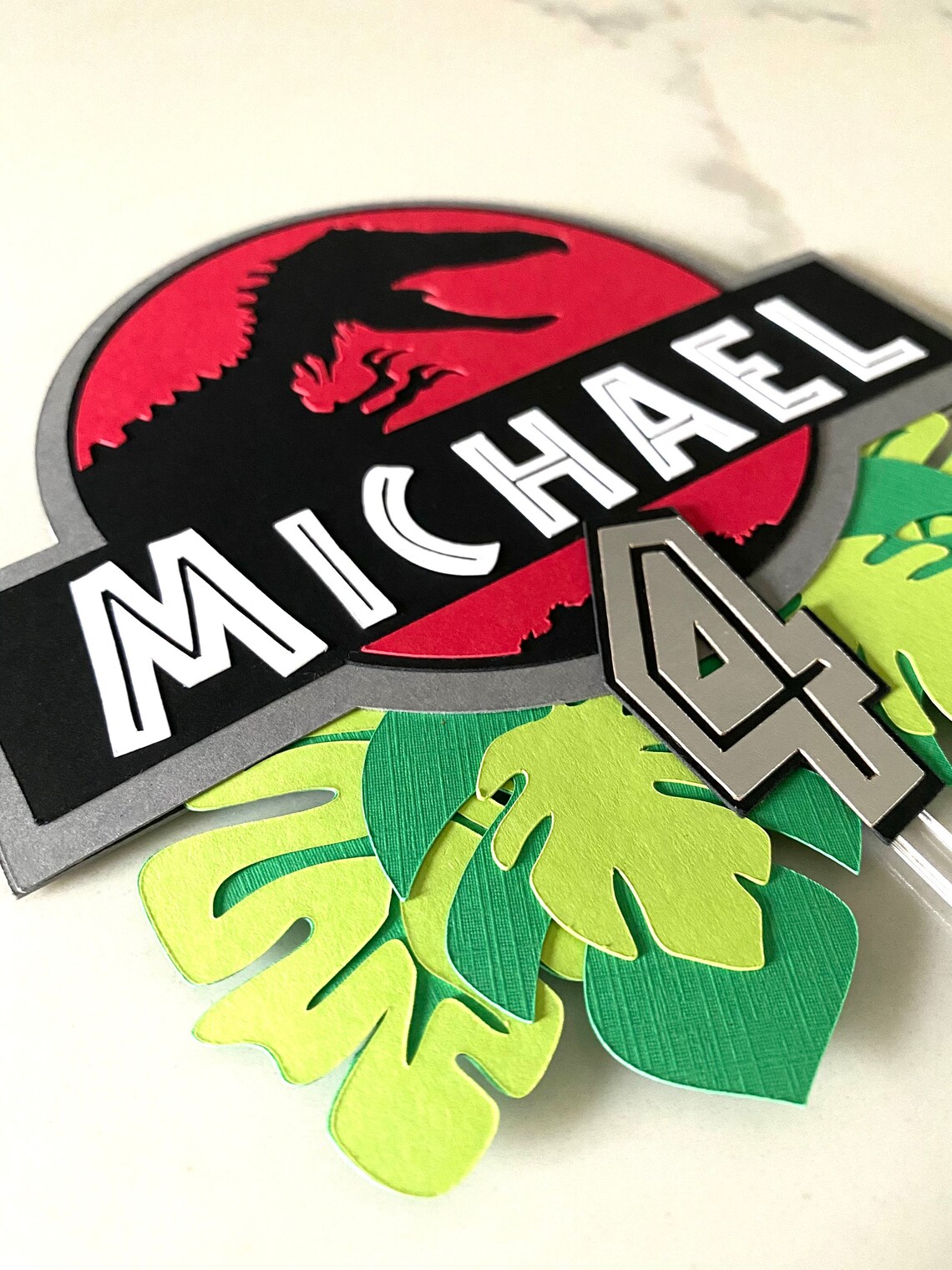 Jurassic World Cake Topper Etsy