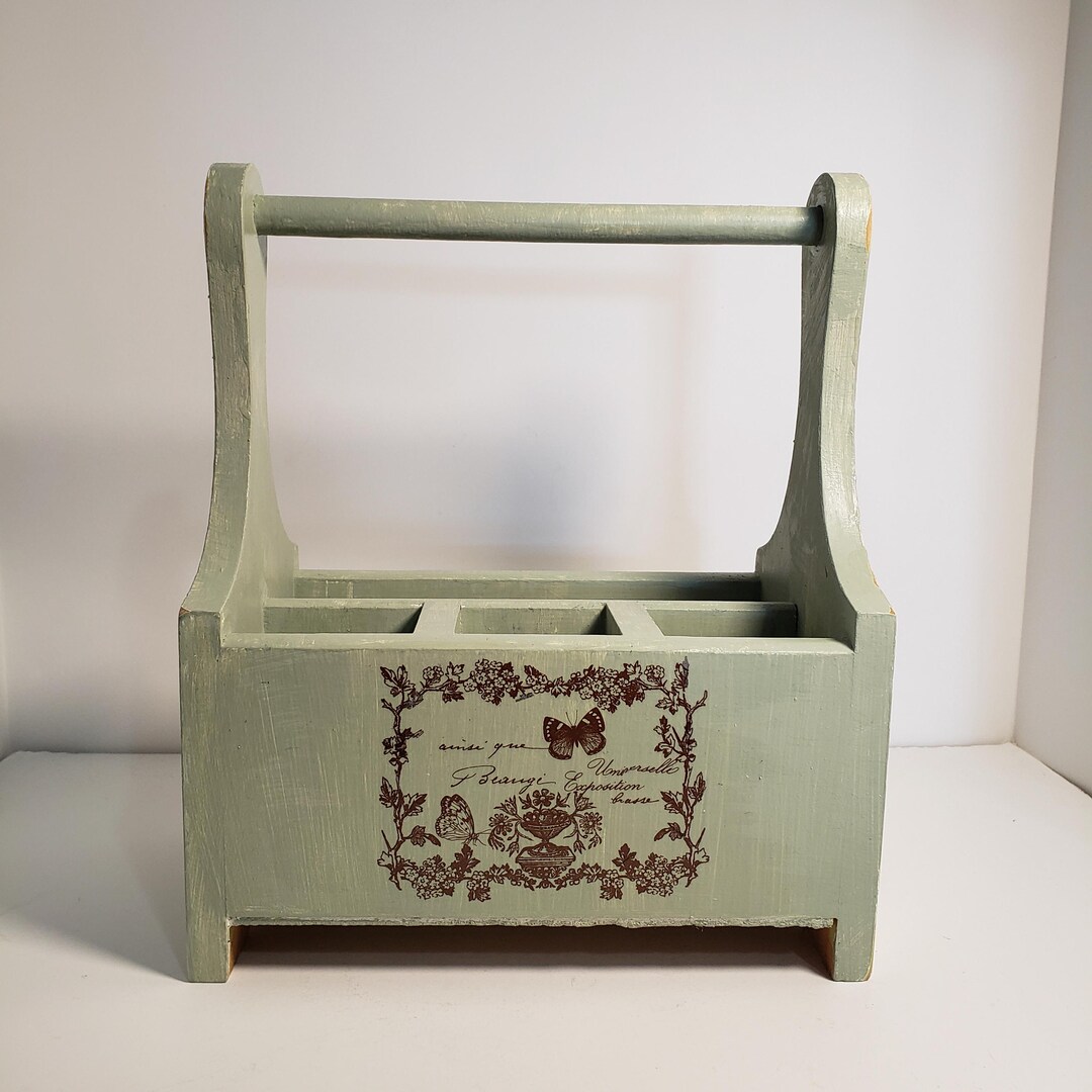 Hand-painted Tabletop/desktop Organizer Butterflies - Etsy