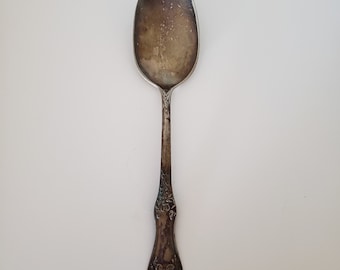 Wm Rogers & Son AA Srebrna łyżka stołowa Kwiat 1906