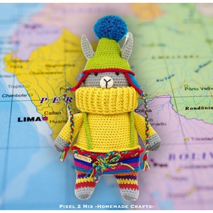 Llorenzo - The Llama - PDF Crochet Pattern Dutch and English