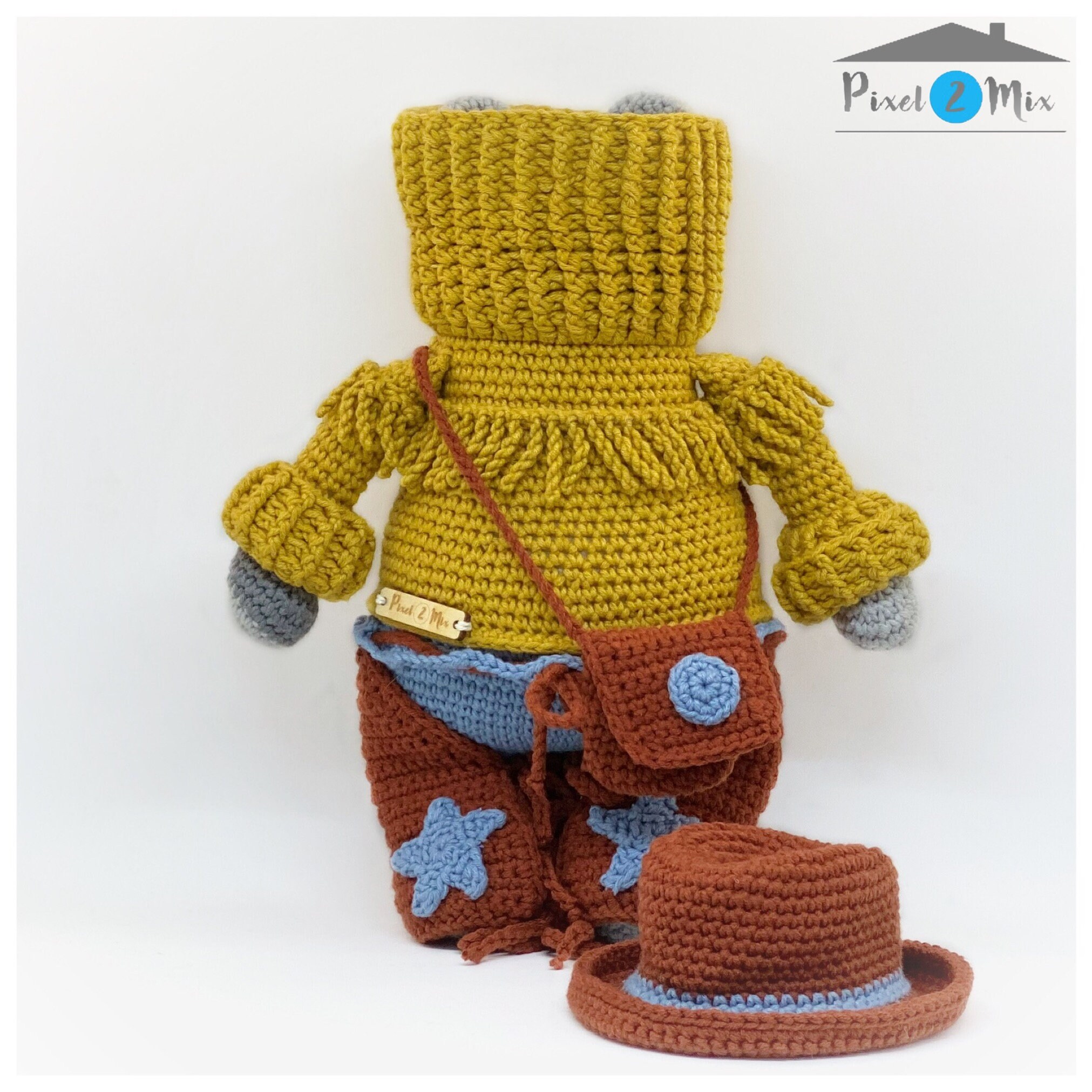 Harry - the Cowboy Tomcat - PDF Crochet Pattern Dutch \ PDF Crochet ...