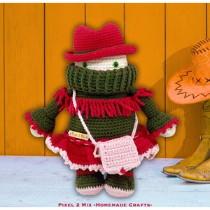 Caroline - The CowGirl Cat - PDF Crochet Pattern